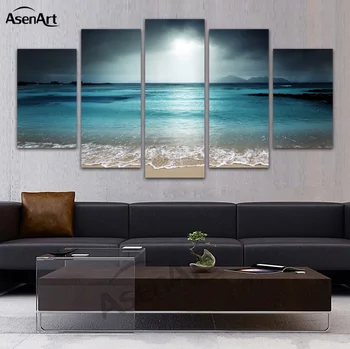5 Panel Canvas paingting Seascape Beach Prints Sky Grey Landscape Wall artMurals for Living Room Modern Home Decoration Unframed
5 Panel Canvas paingting Seascape Beach Prints Sky Grey Landscape Wall artMurals for Living Room Modern Home Decoration Unframed