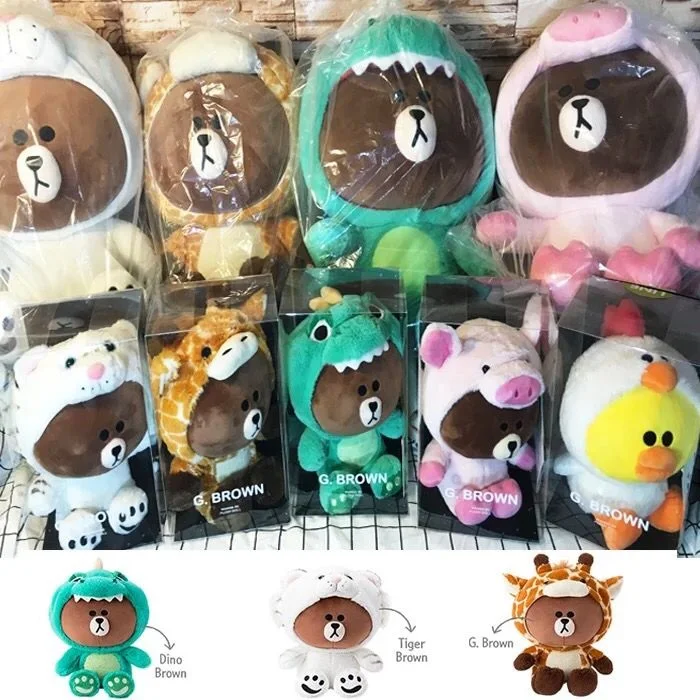 Korea Brown bear kakao friend cute Anime Transform animal plush soft toys for girl Show love big doll Children new Year gift
Korea Brown bear kakao friend cute Anime Transform animal plush soft toys for girl Show love big doll Children new Year gift