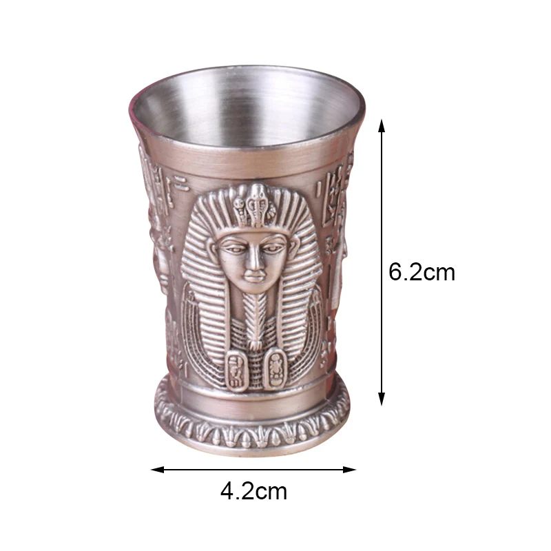 Whiskey Mug Metal Art Craft Ancient Egypt Wine Cup Creative Drinkware Vintage Home Decoration Ornaments Gift 1pc
Whiskey Mug Metal Art Craft Ancient Egypt Wine Cup Creative Drinkware Vintage Home Decoration Ornaments Gift 1pc