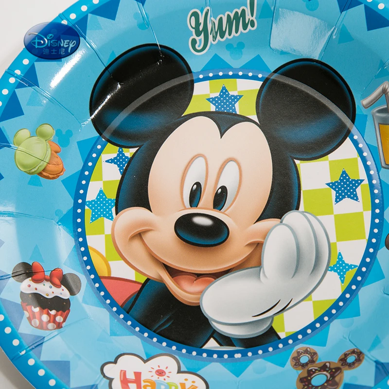 9inch 6Pcs/Pack Paper Plates DISNEY Mickey Mouse Design Party Dish Decor Happy Birthday Baby Boys Favors Party Supplies
9inch 6Pcs/Pack Paper Plates DISNEY Mickey Mouse Design Party Dish Decor Happy Birthday Baby Boys Favors Party Supplies