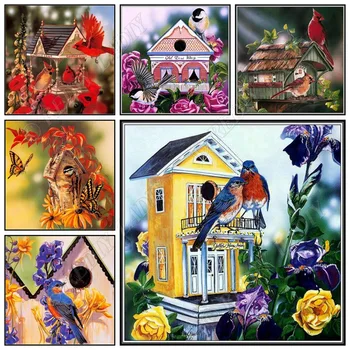 Diamond Painting Plein Diamond Cross Stitch Birdhouse Animal Full Square/Round Diamond Mosaic Pattern Rhinestones Embroidery Art
Diamond Painting Plein Diamond Cross Stitch Birdhouse Animal Full Square/Round Diamond Mosaic Pattern Rhinestones Embroidery Art