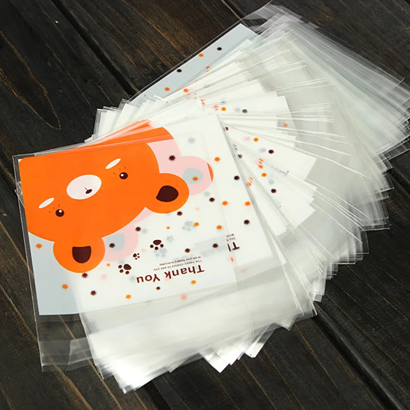 100PCS Plastic Packaging Bags Cute Cartoon Bear Print Gifts Bags Clear Letter Holder Craft Bags
100PCS Plastic Packaging Bags Cute Cartoon Bear Print Gifts Bags Clear Letter Holder Craft Bags