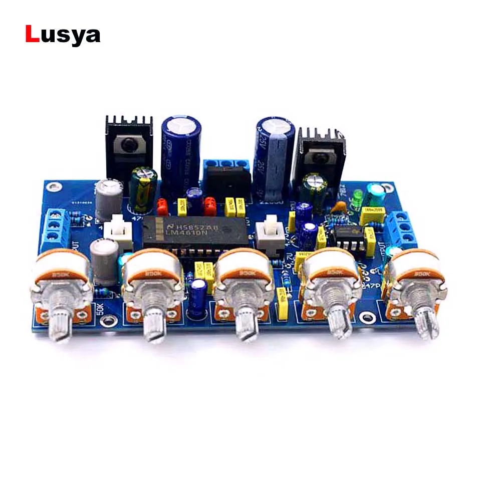 LM4610+NE5532 Diy Audio Digital Amplifier Board Subwoofer Power 2 channels Preamplifier tone amplifier board D3-006
LM4610+NE5532 Diy Audio Digital Amplifier Board Subwoofer Power 2 channels Preamplifier tone amplifier board D3-006