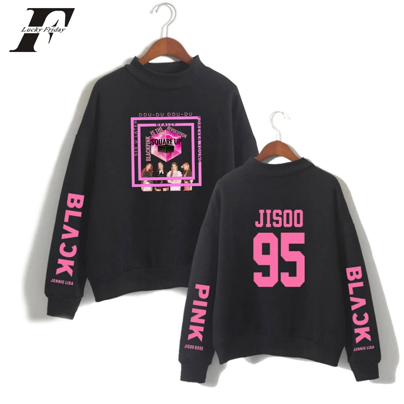 2018 new Blackpink kpop oversized hoodies sweatshirts women Jisoo 95 Pop Unisex Turtlenecks Capless Sweatshirt Clothes 4xl
2018 new Blackpink kpop oversized hoodies sweatshirts women Jisoo 95 Pop Unisex Turtlenecks Capless Sweatshirt Clothes 4xl