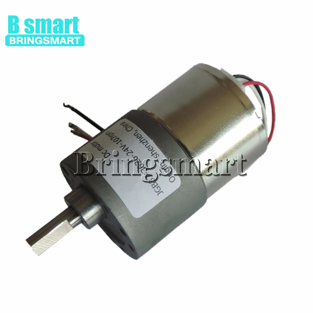Bringsmart BLDC Brushless DC Motor 12V 24V DC Reducer Electric Motor 7-960RPM High Torque Micro Motor For DIY Parts JGB37-3626
Bringsmart BLDC Brushless DC Motor 12V 24V DC Reducer Electric Motor 7-960RPM High Torque Micro Motor For DIY Parts JGB37-3626