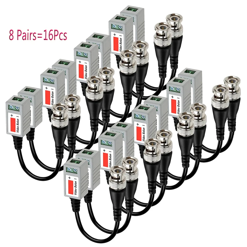 New 20Pcs (10 pairs) AHD/CVI/TVI Twisted BNC CCTV Video Balun passive Transceivers UTP Balun BNC Cat5 CCTV UTP Video Balun
New 20Pcs (10 pairs) AHD/CVI/TVI Twisted BNC CCTV Video Balun passive Transceivers UTP Balun BNC Cat5 CCTV UTP Video Balun