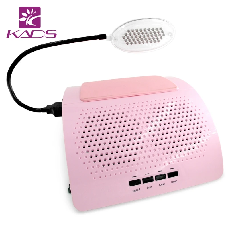 KADS New Arrival 40W Nail Dust Collector Pink Color Two Fans High Power Have LED Lamp to Irradiate Manicure Tools
KADS New Arrival 40W Nail Dust Collector Pink Color Two Fans High Power Have LED Lamp to Irradiate Manicure Tools