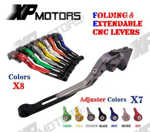 For Ducati Monster 400 2004-2007 Adjustable Folding Extendable Brake Clutch Levers