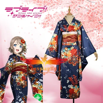 LoveLive!SunShine!! Aqours Watanabe You Taisho Kimono Awakening Cosplay Costume Custom Fancy Adult Women Outfit Dress Corset
LoveLive!SunShine!! Aqours Watanabe You Taisho Kimono Awakening Cosplay Costume Custom Fancy Adult Women Outfit Dress Corset
