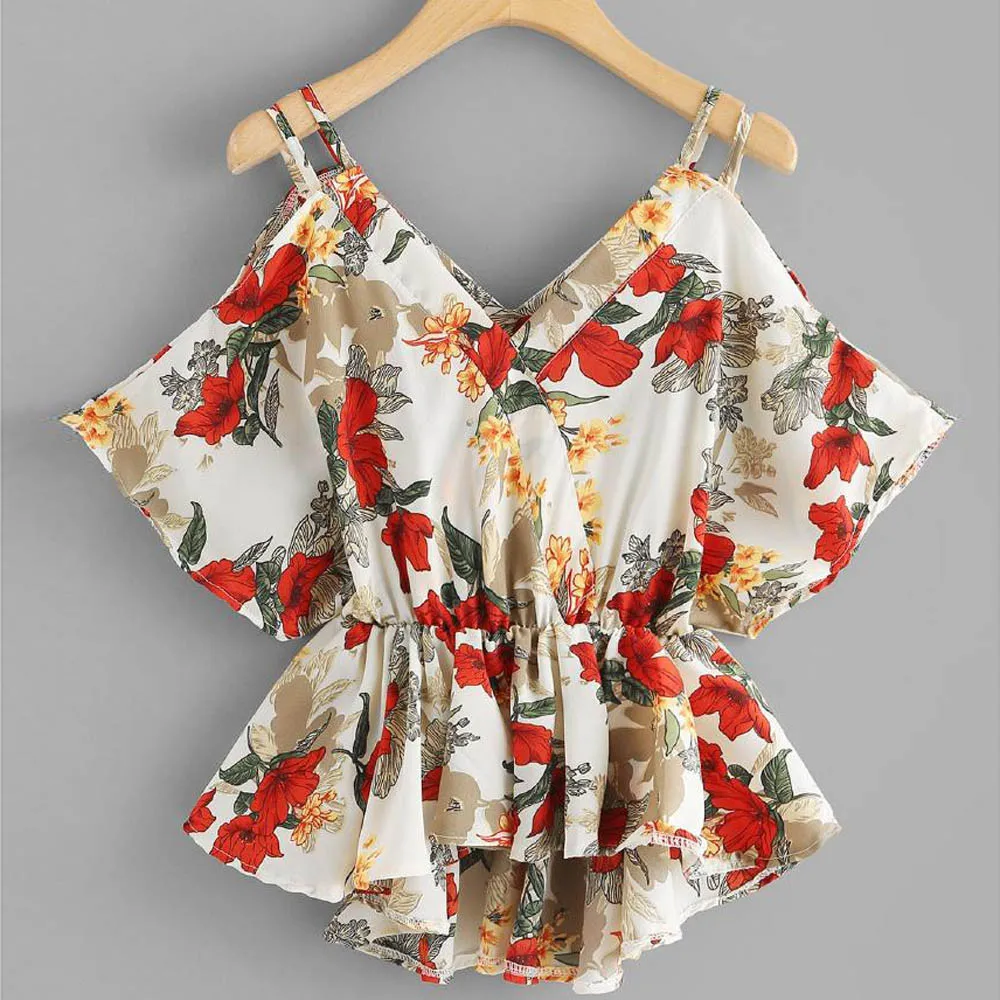 New Arrivals Women Lady Summer Floral Print Dip Hem Tops V Neck Short Sleeve T Shirt Korean Harajuku Clothes For Lady
New Arrivals Women Lady Summer Floral Print Dip Hem Tops V Neck Short Sleeve T Shirt Korean Harajuku Clothes For Lady