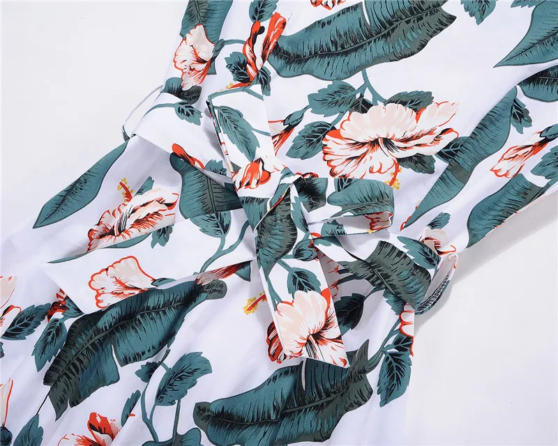 Kostlish Floral Print Summer Sundress 2017 Short Sleeve Belt Tunic Vintage Dress Women Elegant Swing Rockabilly Party Dresses (47)