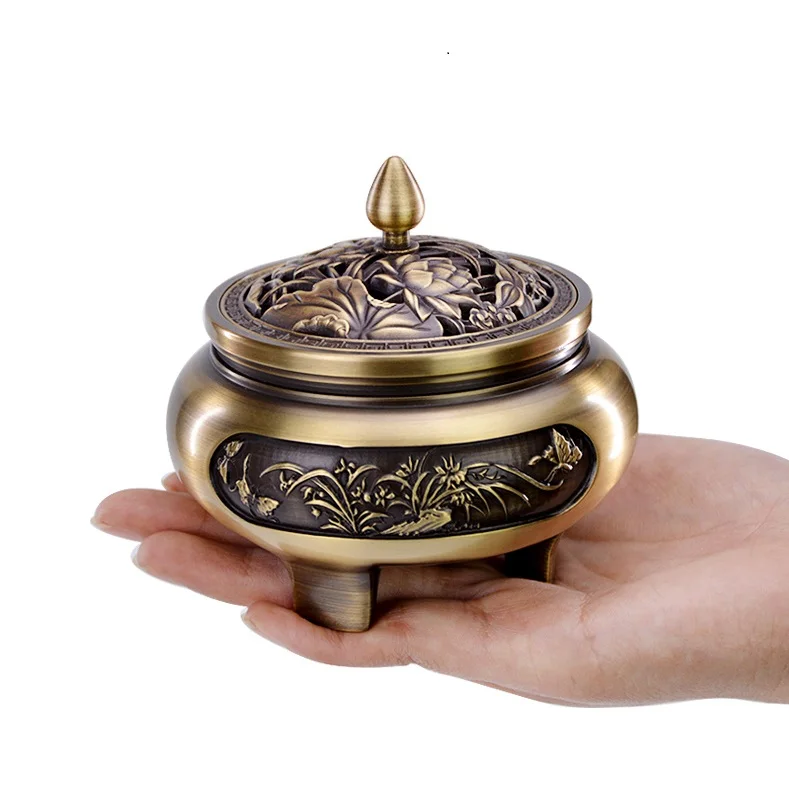 Sanzu pure copper incense stove indoor aromatic sandalwood stove incense stove tea ceremony for Buddhist antique pan incense sto
Sanzu pure copper incense stove indoor aromatic sandalwood stove incense stove tea ceremony for Buddhist antique pan incense sto