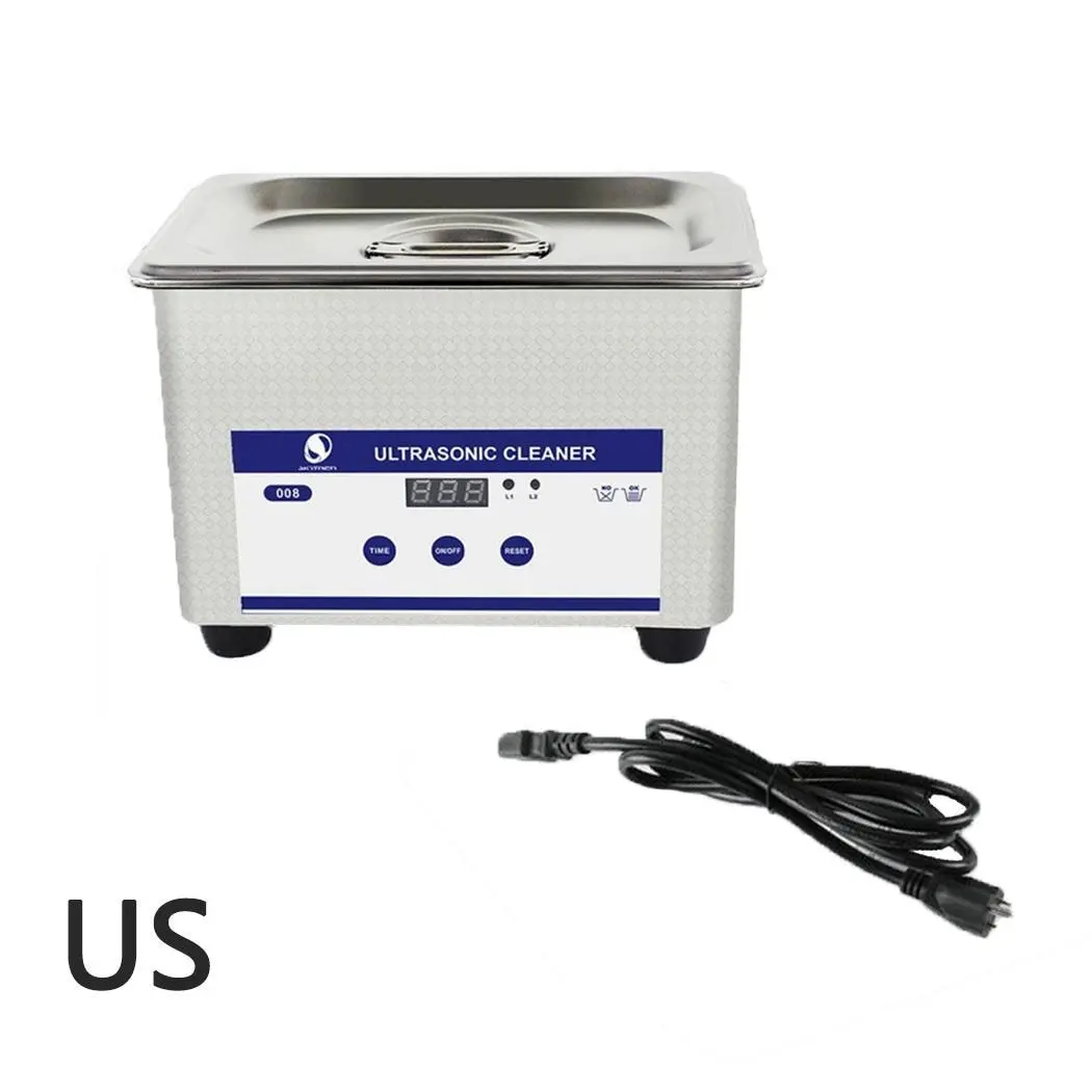 800ML Small Ultrasonic Cleaner Home Household Appliance 42KHZ Metal 50 Chain Quick AC 110V-220V US/EU Plug
800ML Small Ultrasonic Cleaner Home Household Appliance 42KHZ Metal 50 Chain Quick AC 110V-220V US/EU Plug