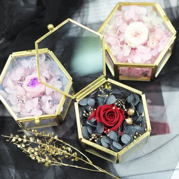 New Personalized Wedding Glass Ring Box Hexagon Box Stained Glass Ring Pillow Wedding Copper Ring Box
New Personalized Wedding Glass Ring Box Hexagon Box Stained Glass Ring Pillow Wedding Copper Ring Box