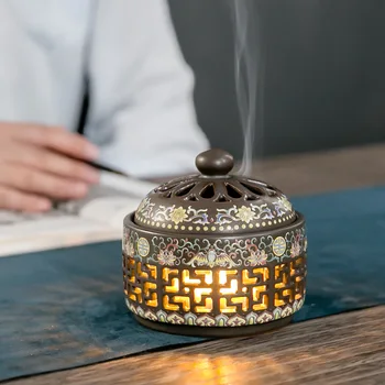 Enamel Incense Holder Night Light Colorful Lotus Creative Dish Furnace Sandalwood Inciensos Y Quemadores De Incienso Bakhoor
Enamel Incense Holder Night Light Colorful Lotus Creative Dish Furnace Sandalwood Inciensos Y Quemadores De Incienso Bakhoor