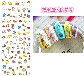 Stickers For Nail Art DIY Cute animal Elephant duck Cat snails house Water Transfer Nail Stickers Wraps Foil Sticker Manicure
Stickers For Nail Art DIY Cute animal Elephant duck Cat snails house Water Transfer Nail Stickers Wraps Foil Sticker Manicure