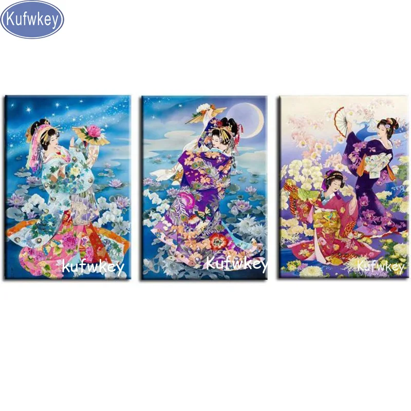 triptych 5d diy diamond painting Japanese woman wall art diamond mosaic rhinestones 3d Pictures of crystals diamond Embroidery
triptych 5d diy diamond painting Japanese woman wall art diamond mosaic rhinestones 3d Pictures of crystals diamond Embroidery