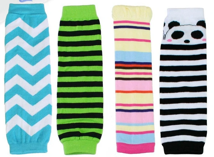 

313 styles Soft Leg Warmers Chevron Zag zag Stripes legs Warms baby knee pads 4 pairs/lot baby crawling knee Pads