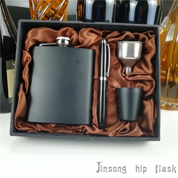 2018 NEW 7 ounce stainless steel hip flask with 2 cups and big funnel and pen set
2018 NEW 7 ounce stainless steel hip flask with 2 cups and big funnel and pen set