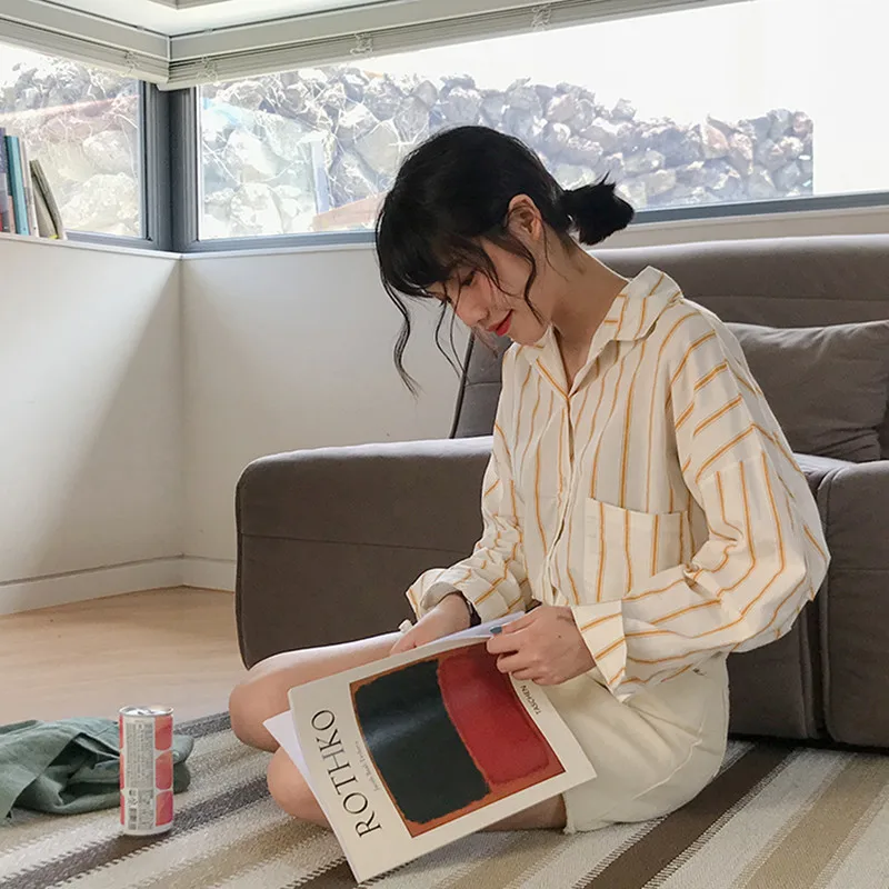 3 colors 2018 autumn breif style Women Tops and Blouses stripe loose Long Sleeve Blouse Shirt womens (F3545)
3 colors 2018 autumn breif style Women Tops and Blouses stripe loose Long Sleeve Blouse Shirt womens (F3545)