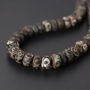 2Strands/Lot,Brown&Green Vintag Crack Tibetan Onxy Eyes Dzi Rondelle Spacer Abacus Beads Wholesale,Bracelet Necklace Making
2Strands/Lot,Brown&Green Vintag Crack Tibetan Onxy Eyes Dzi Rondelle Spacer Abacus Beads Wholesale,Bracelet Necklace Making