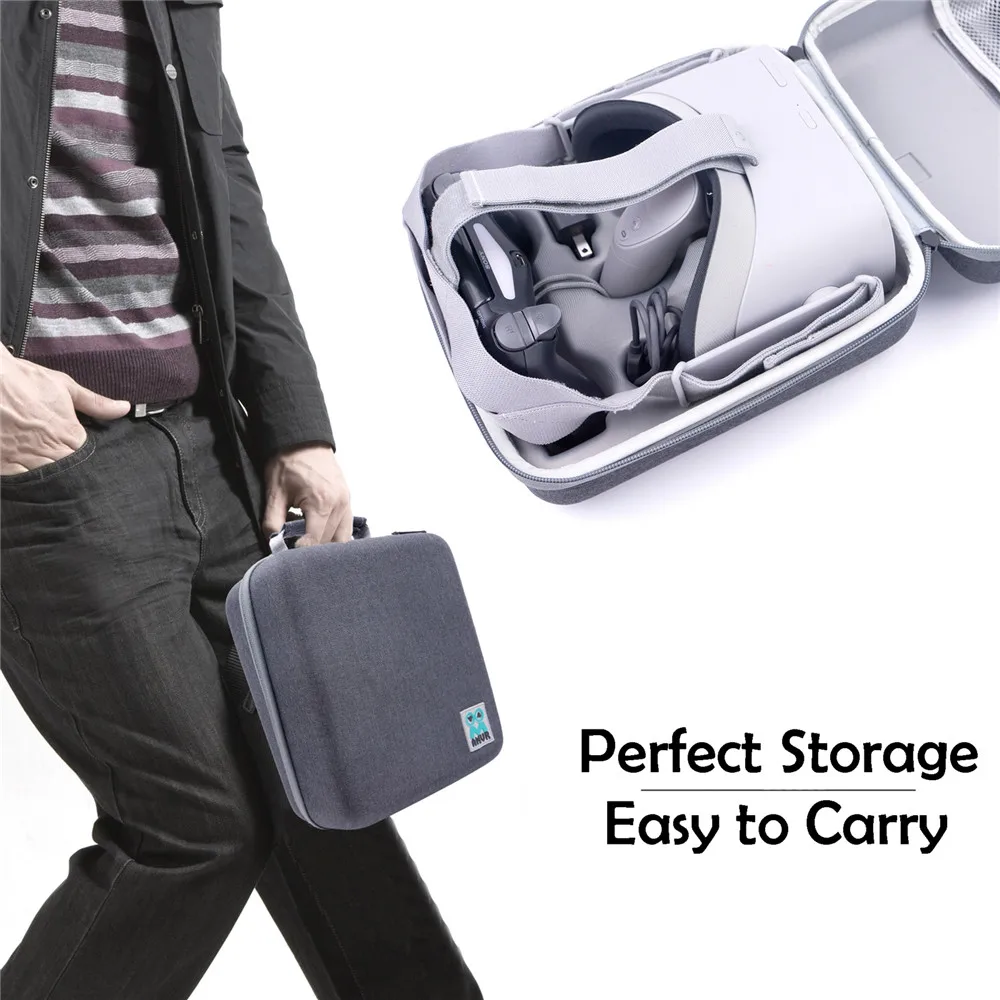 Waterproof Handheld Carrying Case Bag for Oculus Go VR Glasses Remote Controller all-in-one Travel Storage Portable Case Cover
Waterproof Handheld Carrying Case Bag for Oculus Go VR Glasses Remote Controller all-in-one Travel Storage Portable Case Cover