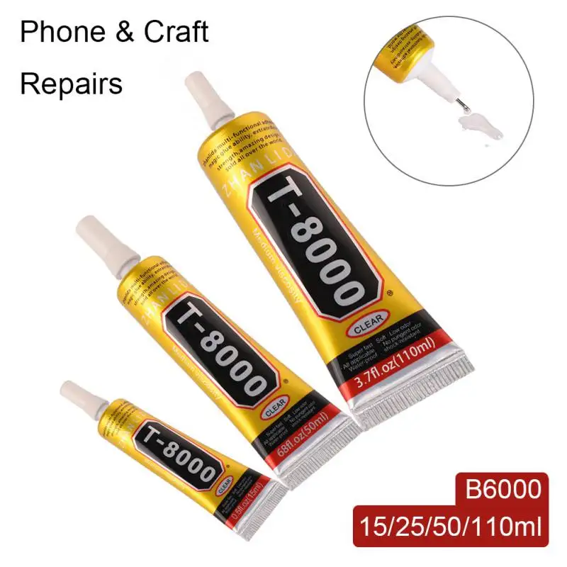 T-8000 Tool Glue 15/50/110/ML Comes With a Needle Clear Glue Epoxy Resin Glue For Glass Flowerpot Diy Glass Rhinestones Adhesive
T-8000 Tool Glue 15/50/110/ML Comes With a Needle Clear Glue Epoxy Resin Glue For Glass Flowerpot Diy Glass Rhinestones Adhesive
