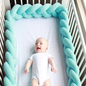 200cm Newborn Baby Bed Bumper Pure Color Weaving Knot for Infant Room Decor Crib Protector Bedding Accessories for Bed Decor
200cm Newborn Baby Bed Bumper Pure Color Weaving Knot for Infant Room Decor Crib Protector Bedding Accessories for Bed Decor