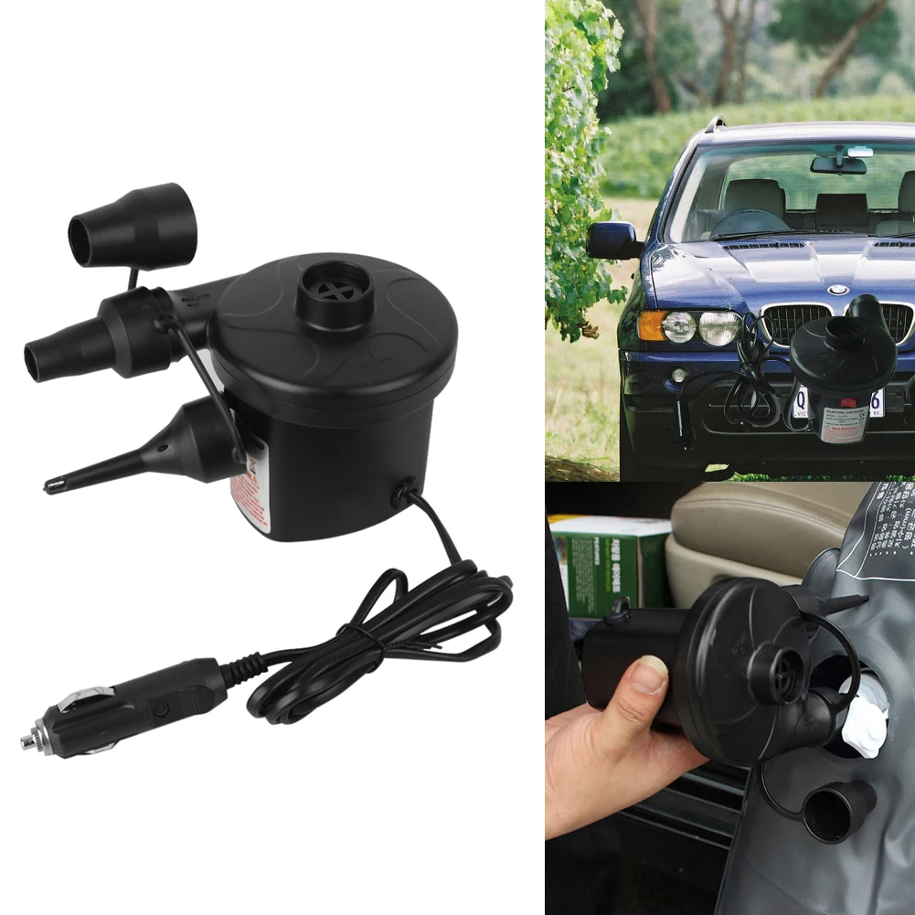 Car Air Pump Inflator 3 Nozzle Automobile Cigarette Light Auto DC 12V Electric Air Pump Kit for Camping Airbed Boat Toy Inflator
Car Air Pump Inflator 3 Nozzle Automobile Cigarette Light Auto DC 12V Electric Air Pump Kit for Camping Airbed Boat Toy Inflator