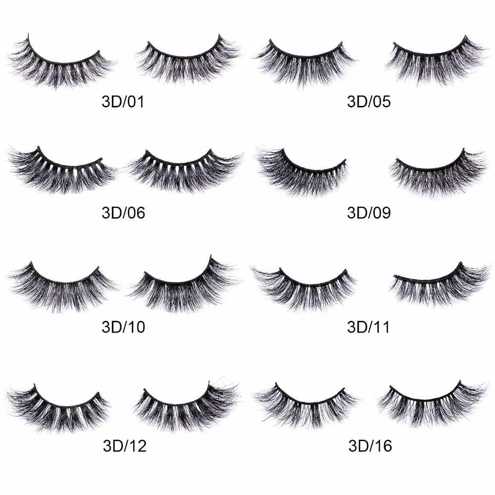Beauty 3D Mink Lashes High Quality Fake Eye Lashes Sexy Styles Handmade Thick Natural Long False Mink Eyelashes maquiagem
Beauty 3D Mink Lashes High Quality Fake Eye Lashes Sexy Styles Handmade Thick Natural Long False Mink Eyelashes maquiagem