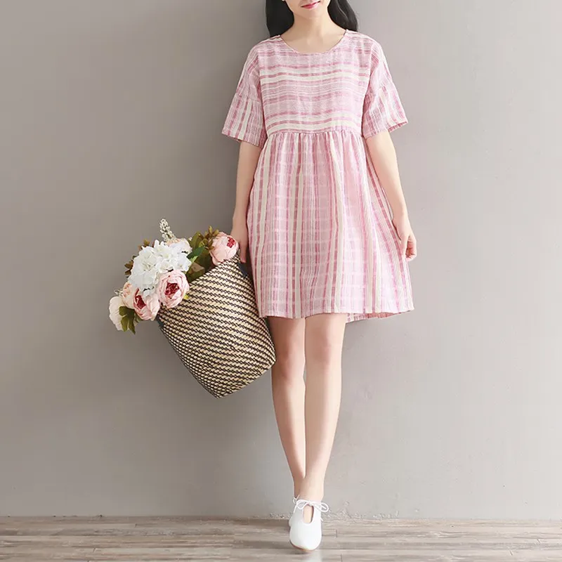 Mferlier Mori Girl Linen Dress High Waist Summer Casual Loose High Waist Short Sleeve Sweet Dresses O Neck Women Dresses
Mferlier Mori Girl Linen Dress High Waist Summer Casual Loose High Waist Short Sleeve Sweet Dresses O Neck Women Dresses