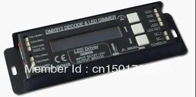 Free shipping rgb led controller, dmx signal control LED Driver, 3Ch DC12-24V Constant Voltage Output PWM <4A/ch /288w DE8006
Free shipping rgb led controller, dmx signal control LED Driver, 3Ch DC12-24V Constant Voltage Output PWM <4A/ch /288w DE8006