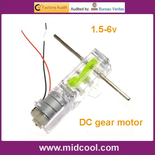 1.5-6v gear dc motor and Hexagonal dual output shaft for the robot motor and special motor
1.5-6v gear dc motor and Hexagonal dual output shaft for the robot motor and special motor