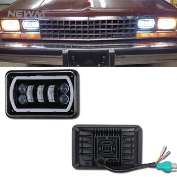 4"x6" Sealed Beam Rectangular Replacement with DRL Amber Halo Turn Signal For Chevrolet Ford Trucks
4"x6" Sealed Beam Rectangular Replacement with DRL Amber Halo Turn Signal For Chevrolet Ford Trucks