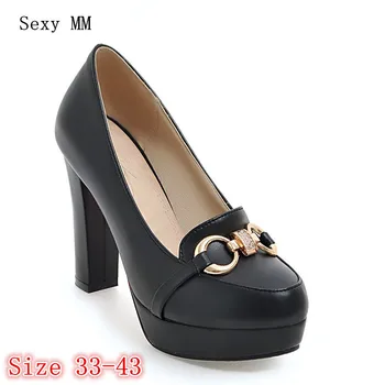 Women High Heel Shoes Platform Pumps Woman Thin High Heels Party Wedding Shoes Ladies Kitten Heels Plus Size 33 - 40 41 42 43
Women High Heel Shoes Platform Pumps Woman Thin High Heels Party Wedding Shoes Ladies Kitten Heels Plus Size 33 - 40 41 42 43