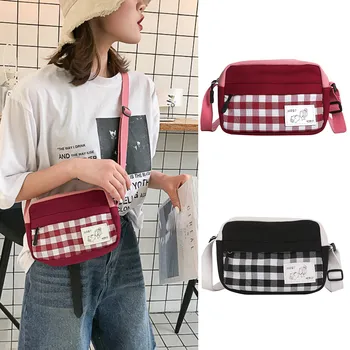 Bag For Women 2019 Fashion Canvas Plaid Handbag bolsas de mujer Coin Purse Shoulder Handbag Casual Hand Bag borse da donna#C
Bag For Women 2019 Fashion Canvas Plaid Handbag bolsas de mujer Coin Purse Shoulder Handbag Casual Hand Bag borse da donna#C