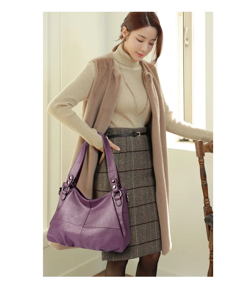 2019 Sheepskin Leather Ladies Handbags Female Messenger Bags Designer Crossbody Bags for Women Tote Shoulder Bag for Girls Bolsa 12