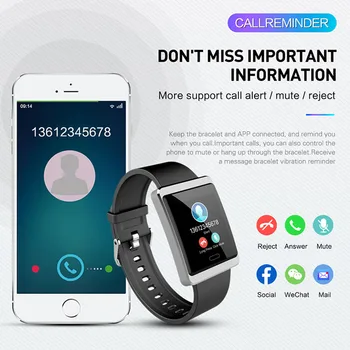 Phone Call Reminder Sport Smart Bracelet Bluetooth Heart Rate Monitoring 1.3 IPS touch pad Sleep monitor waterproof Smart Band
Phone Call Reminder Sport Smart Bracelet Bluetooth Heart Rate Monitoring 1.3 IPS touch pad Sleep monitor waterproof Smart Band