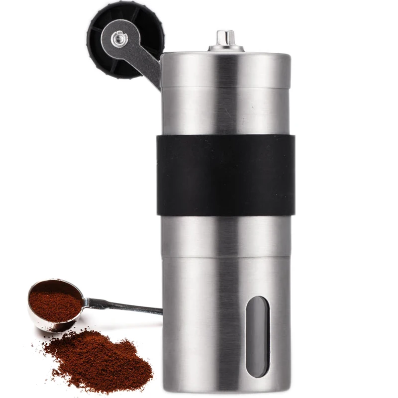 4.5*13.2cm Mini Manual Stainless Steel Coffee Grinder Machine Beans Cafetera Maker Espresso Cafeteira Pepper Flavor Muller Mill
4.5*13.2cm Mini Manual Stainless Steel Coffee Grinder Machine Beans Cafetera Maker Espresso Cafeteira Pepper Flavor Muller Mill