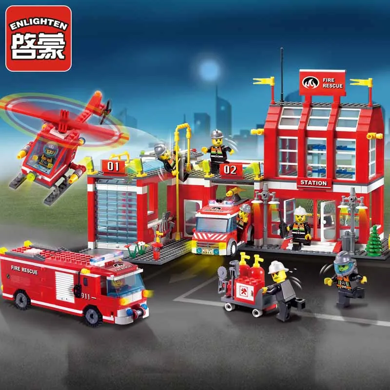 ENLIGHTEN City Police Firemen Branch Car Building Blocks Sets Bricks DIY Model Kids Toys Gift For Boys Compatible Blocks Toy
ENLIGHTEN City Police Firemen Branch Car Building Blocks Sets Bricks DIY Model Kids Toys Gift For Boys Compatible Blocks Toy