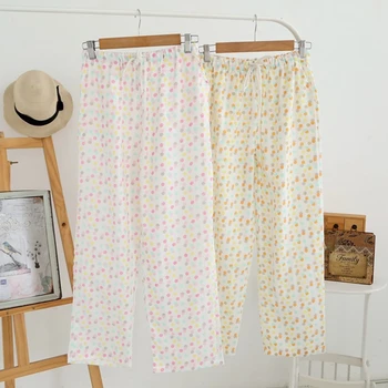Comfortable & Soft Cotton Cute Pajama Pants Women Candy Polka Dot Home Pants Calca Swag Feminina Japanese Style
Comfortable & Soft Cotton Cute Pajama Pants Women Candy Polka Dot Home Pants Calca Swag Feminina Japanese Style