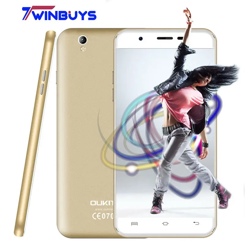 Оригинальный Oukitel U7 макс мобильного телефона 5.5 дюймов HD Экран MTK6580A 4 ядра 1 г