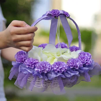 2 PCS Wedding Flower Basket Bridesmaid Wedding Hand Basket Decoration Children Hand Baskets Petals Small Basket
2 PCS Wedding Flower Basket Bridesmaid Wedding Hand Basket Decoration Children Hand Baskets Petals Small Basket