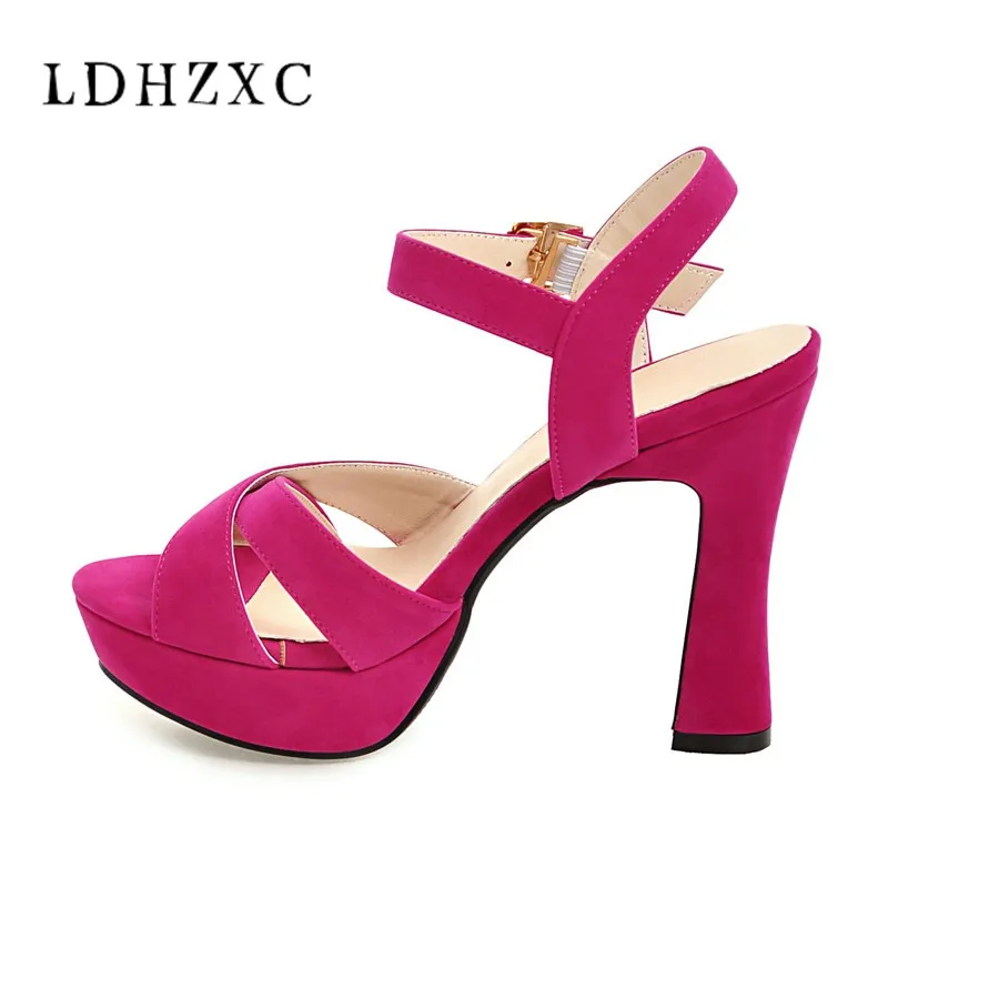 LDHZXC 2018 hot women sandals big size 33-43 summer shoes simple buckle casual shoes sweet high heel shoes woman 11 12 10
LDHZXC 2018 hot women sandals big size 33-43 summer shoes simple buckle casual shoes sweet high heel shoes woman 11 12 10