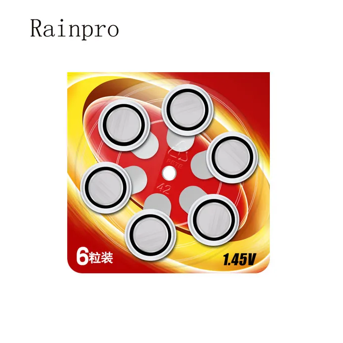 Rainpro 6PCS/LOT Hearing aid batteries A675 675 zinc air 1.45v A675/PR44 button batteries
Rainpro 6PCS/LOT Hearing aid batteries A675 675 zinc air 1.45v A675/PR44 button batteries