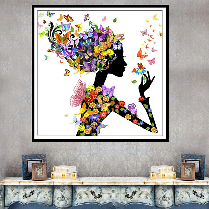 Butterfly Beauty Lady DIY Diamond Embroidery Painting Cross Stitch drill square rhinestones glued sewn crafts decoration house
Butterfly Beauty Lady DIY Diamond Embroidery Painting Cross Stitch drill square rhinestones glued sewn crafts decoration house