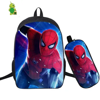 2019 Spider Man Far From Home Backpack 2 Pcs/Set School Bag for Teenage Boy Girl Laptop Backpack Pencil Case Travel Shoulder Bag
2019 Spider Man Far From Home Backpack 2 Pcs/Set School Bag for Teenage Boy Girl Laptop Backpack Pencil Case Travel Shoulder Bag
