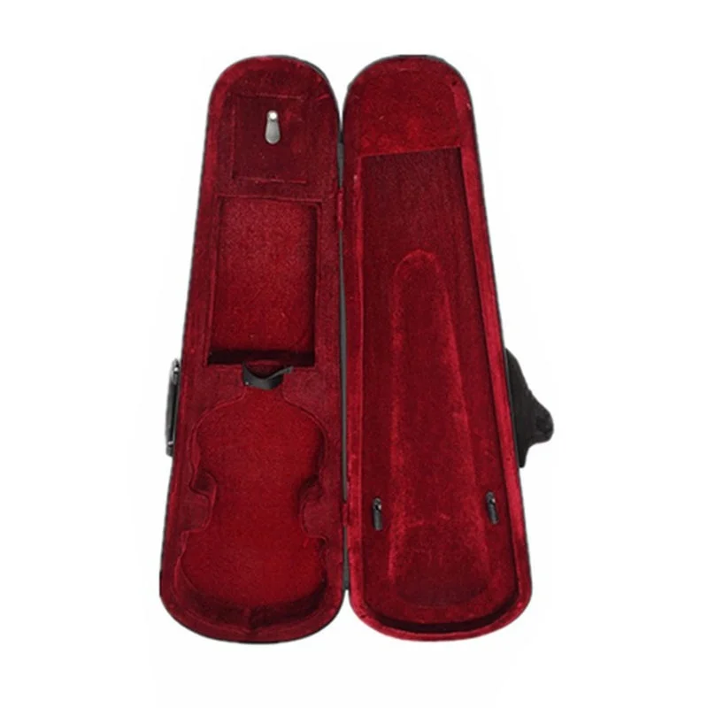 VIOLIN CASE 1/8 1/4 1/2 3/4 Size Professional Triangular Shape Violin Hard Case -Red Inside
VIOLIN CASE 1/8 1/4 1/2 3/4 Size Professional Triangular Shape Violin Hard Case -Red Inside