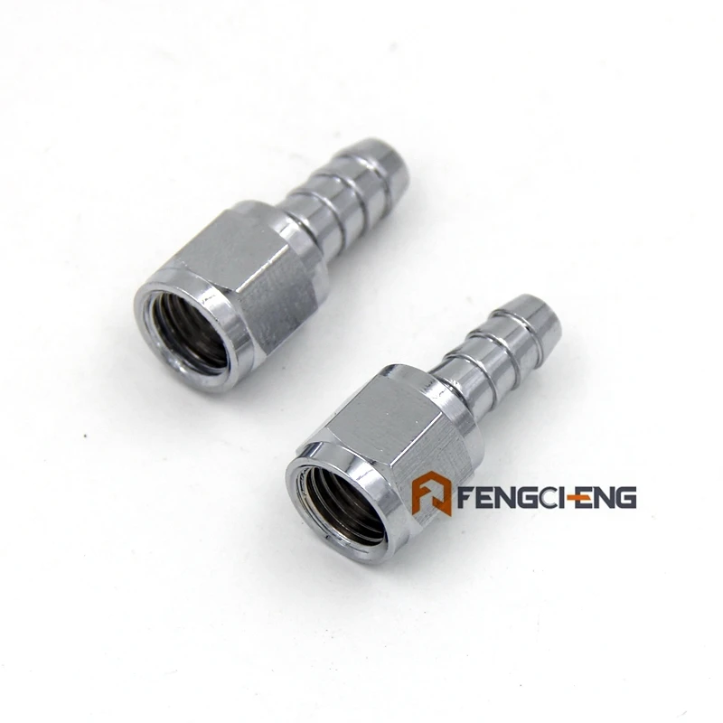 Barb Swivel Nut - 1/4" FFL to 5/16" barb Chrome 2pcs/lot, Ball Lock MFL Disconnect fitting, Manifold fitting
Barb Swivel Nut - 1/4" FFL to 5/16" barb Chrome 2pcs/lot, Ball Lock MFL Disconnect fitting, Manifold fitting