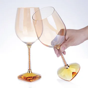 Europe Heart-shaped Crystal Diamond wine glass Luxury Goblet champagne glasses Transparent wine glasses home decor Wedding gift
Europe Heart-shaped Crystal Diamond wine glass Luxury Goblet champagne glasses Transparent wine glasses home decor Wedding gift